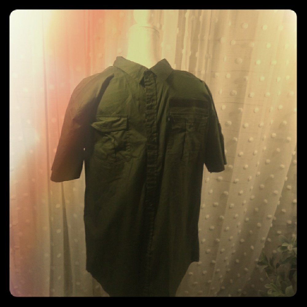Military style shirt